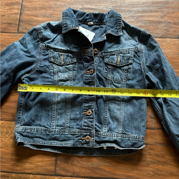 Upcycled Denim Jacket with Deerskin Fringe and Pendleton Wool - Picture 5 of 5